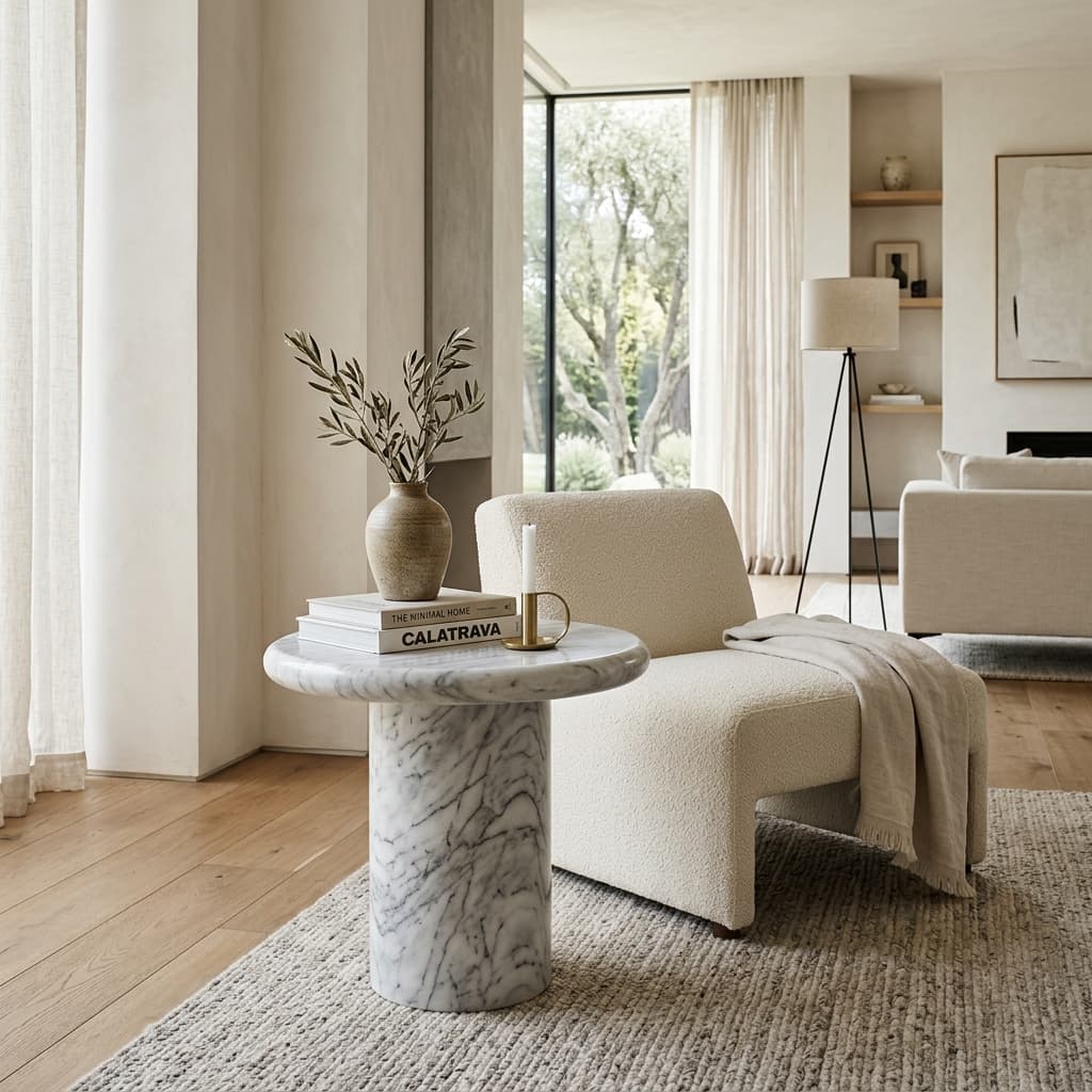 Marble Side Table